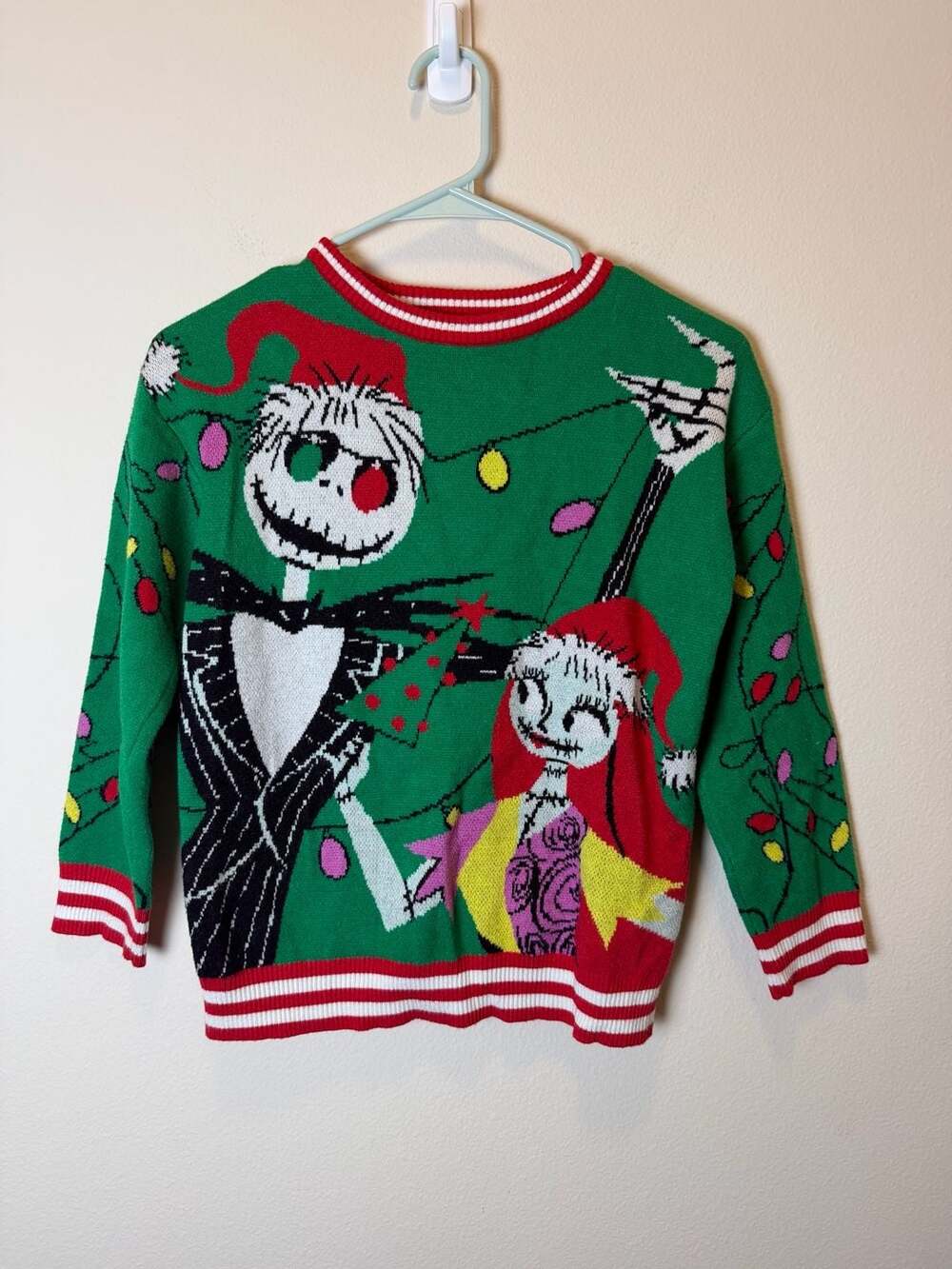 Disney The Nightmare Before Christmas Holiday Sweater Size M (10/12)